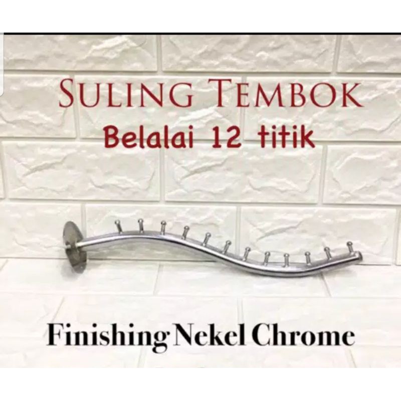 Jual Gantungan Titik Gantungan Baju Tembok Hanger Model Suling Belalai Titik