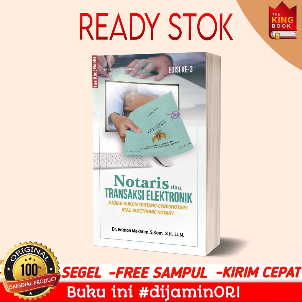 Jual Buku Notaris Dan Transaksi Elektronik Kajian Hukum Tentang