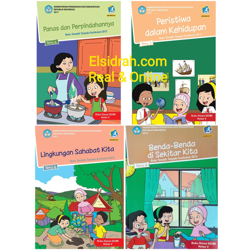 Jual Buku Tematik Semester 2 kelas 5 SD | Shopee Indonesia