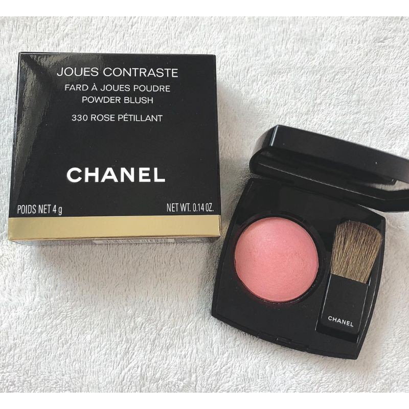 Jual CHANEL JOUES CONTRASTE POWDER BLUSH - 330 ROSE PETILLANT | Shopee ...