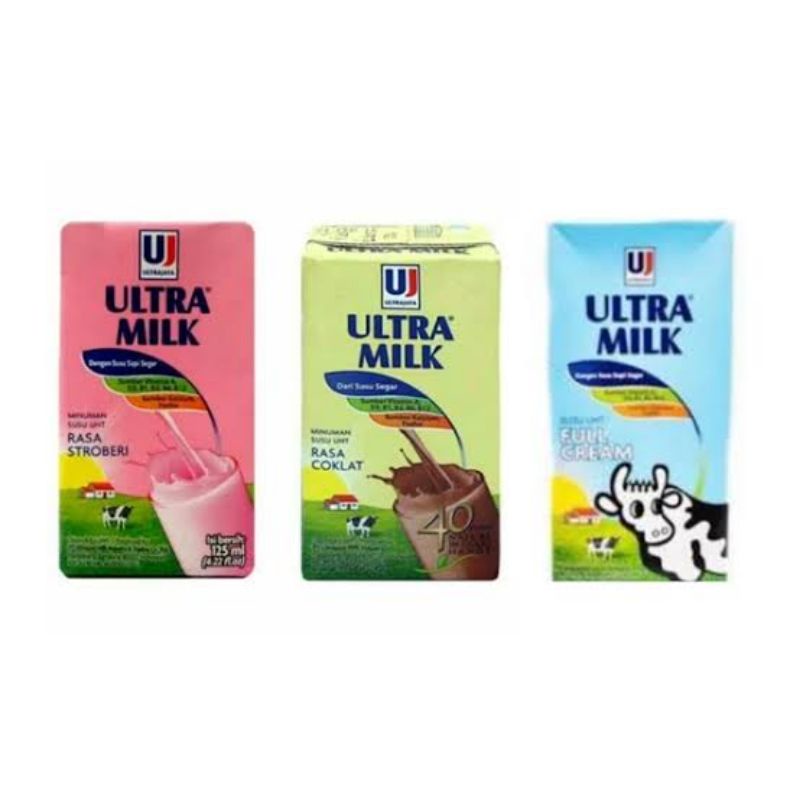 Jual Uht Ultra Milk all Variant 125ml (Isi 40pcs) | Shopee Indonesia