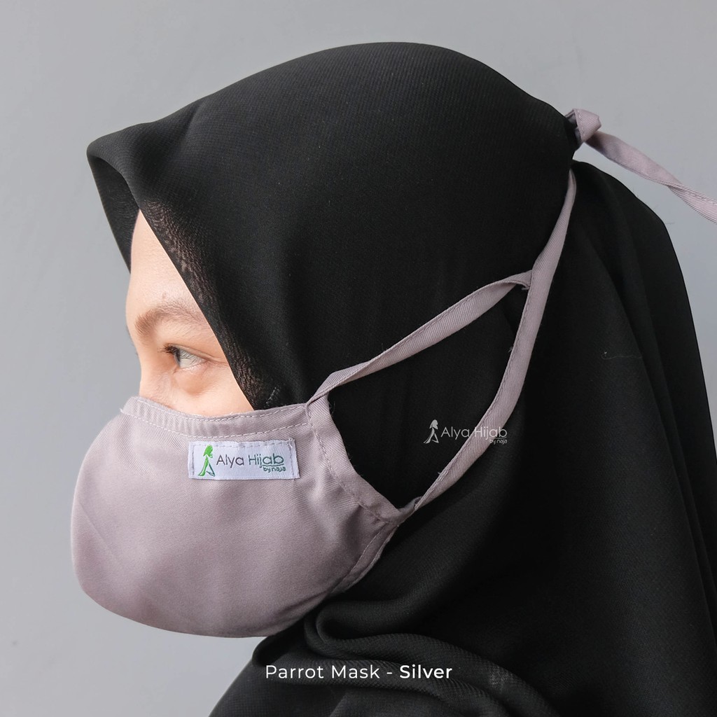 Jual Parrot Mask Masker 3 ply - Masker Kain Antibakteria Anti Droplet ...