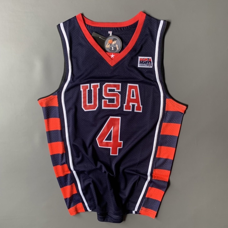 Maillot basket vintage USA N°4 Iverson
