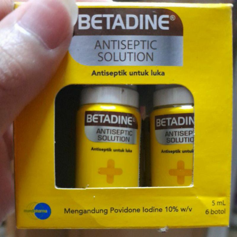 Jual Betadine Antiseptic Solution 5mL | Shopee Indonesia