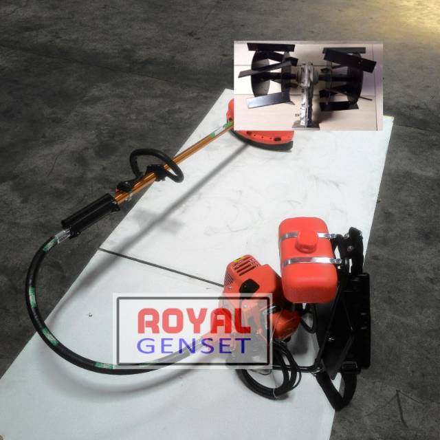 Jual Mesin Potong Rumput Penggembur Tanah Penyiang Gulma Brush Cutter Model As Kotak Shopee