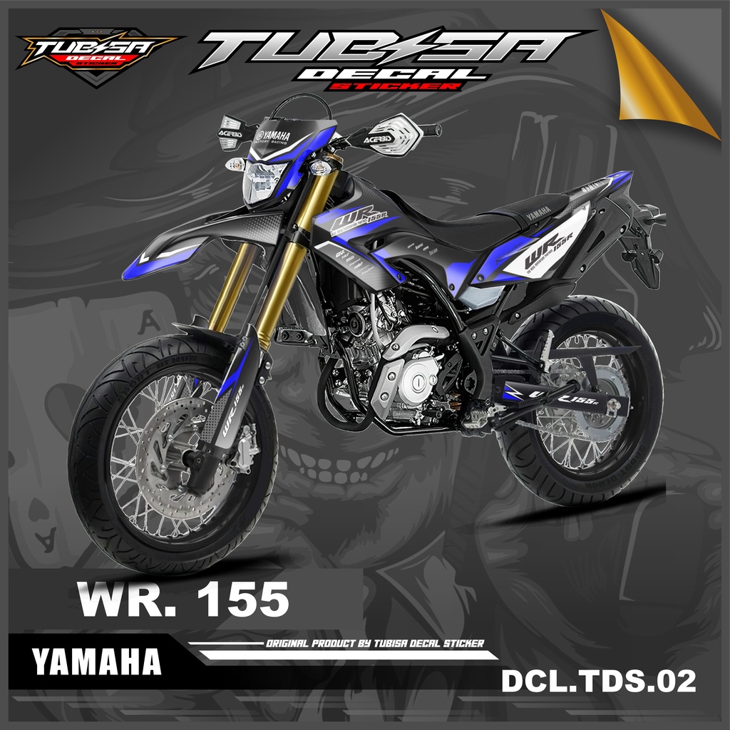 Jual Decal Sticker Wr Full Body Dekal Stiker Motor Yamaha Wr Desain Racing Supermoto