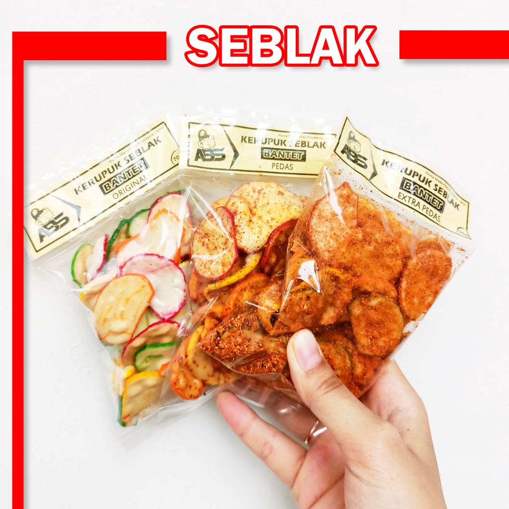 Jual Krupuk Seblak Bantet Kerupuk Pedas Bintang Udang Kribo Shopee