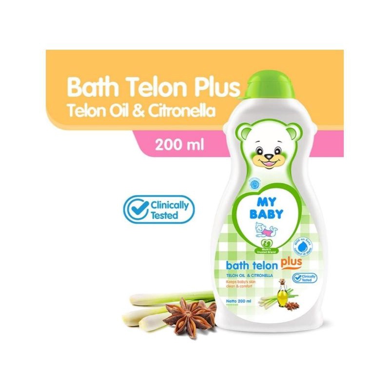 Jual MY BABY Bath Telon Plus 200 ml | Shopee Indonesia