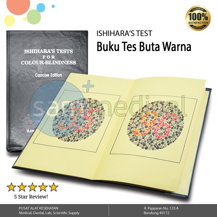 Jual [RESTOCK] Buku Tes Buta Warna / Colour Blindness 14 Halaman ...