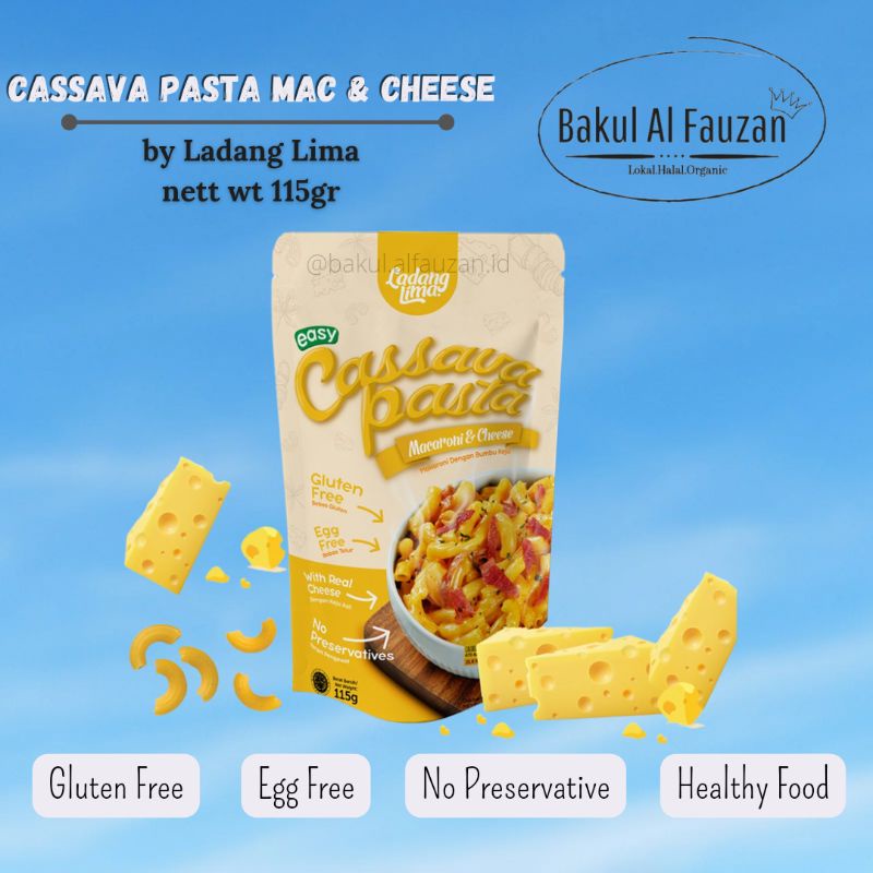 Cassava Pasta Macaroni Cheese