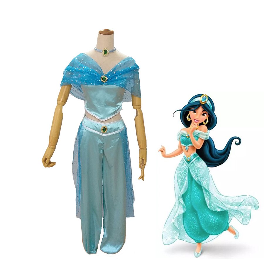 Jual PREORDER Kostum Jasmine Putri Aladdin Untuk Wanita Dewasa Pakaian ...