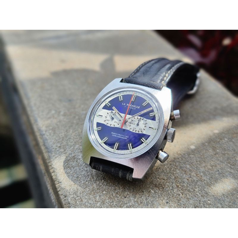 Jual Original 60s Vintage La Rochelle shock protected Chronograph ...