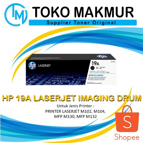 Jual HP 19A Black Original LaserJet Toner Cartridge | Shopee Indonesia
