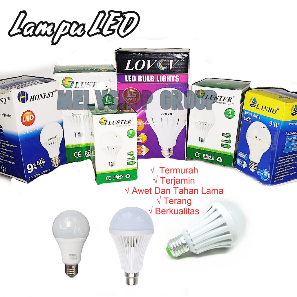 Jual LAMPU LED / LAMPU BOHLAM / LAMPU HEMAT ENERGI / LAMPU TERMURAH ...