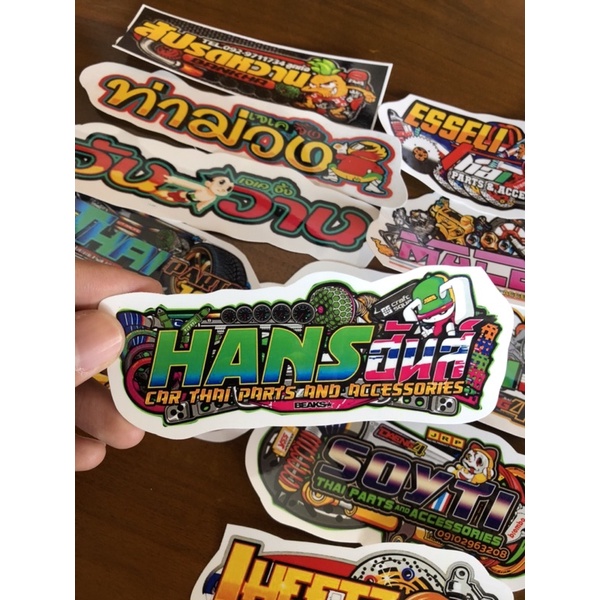 Jual sticker pack racing thailand helm motor | Shopee Indonesia