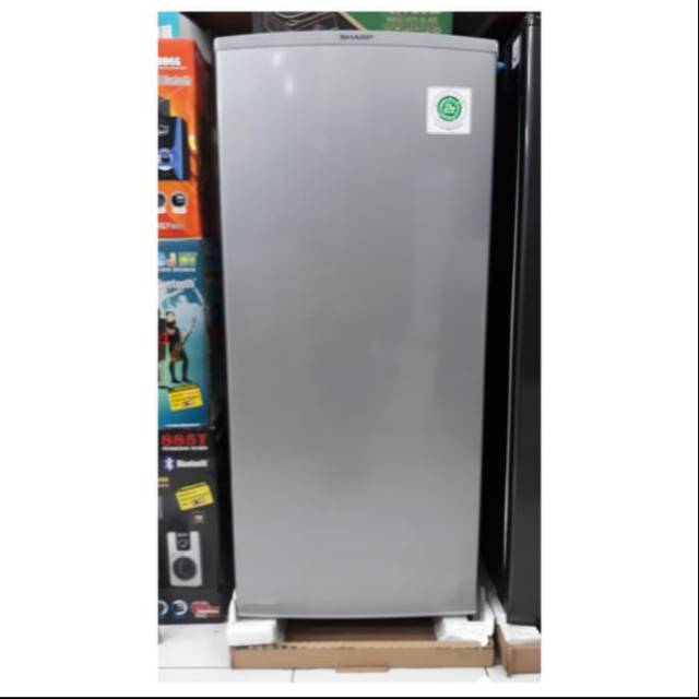 Jual Freezer Sharp FJ-M189N-SS Kulkas 1 Pintu Lemari Es 6 Rak Silver ...