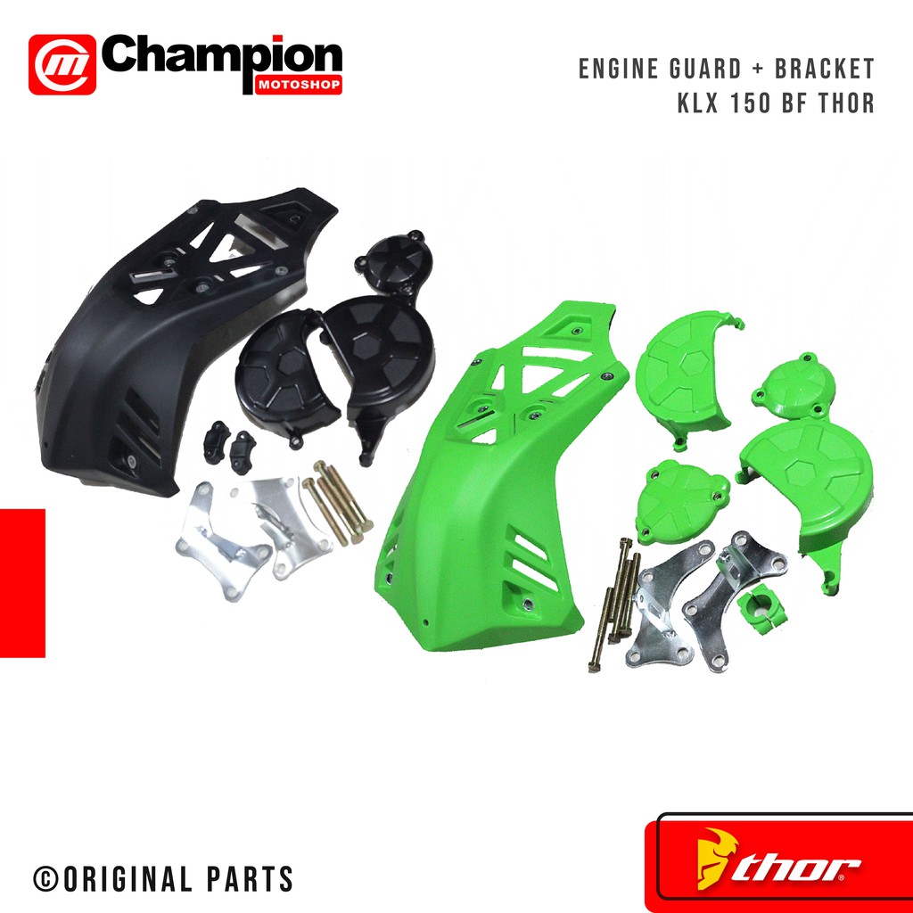 Jual Cover Mesin Tutup Blok Engine Guard Klx 150 Klx Bf Thor Shopee Indonesia