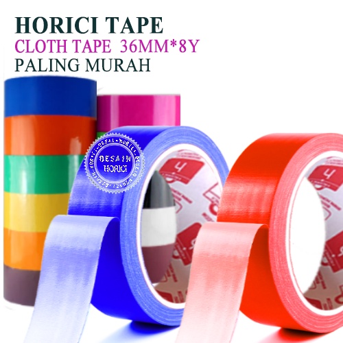 Jual Horici Cloth Tape Mm Y Isolasi Warna Warni Lakban Perekat Super