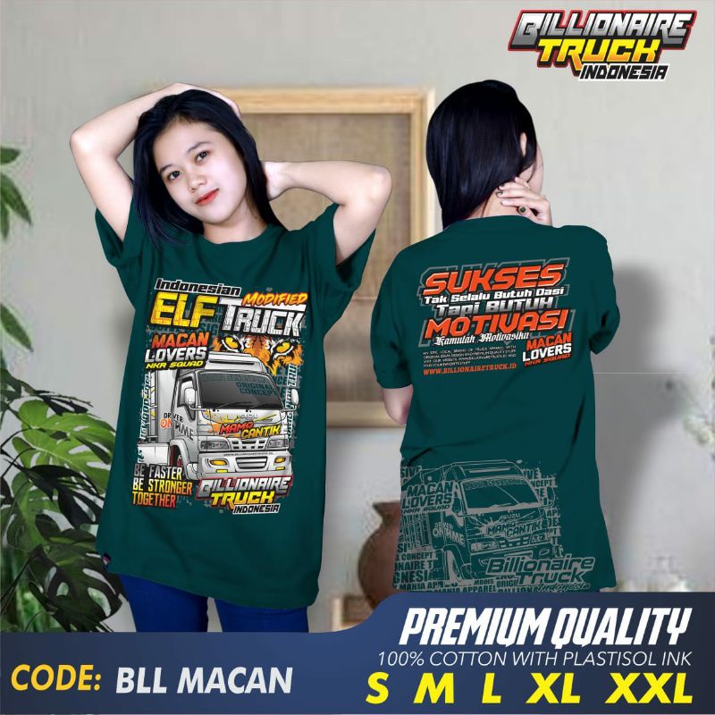 Jual Kaos Truck Baju Truk Driver Muda Muda Mendunia Cantermania Billionaire Truck Indonesia 5688