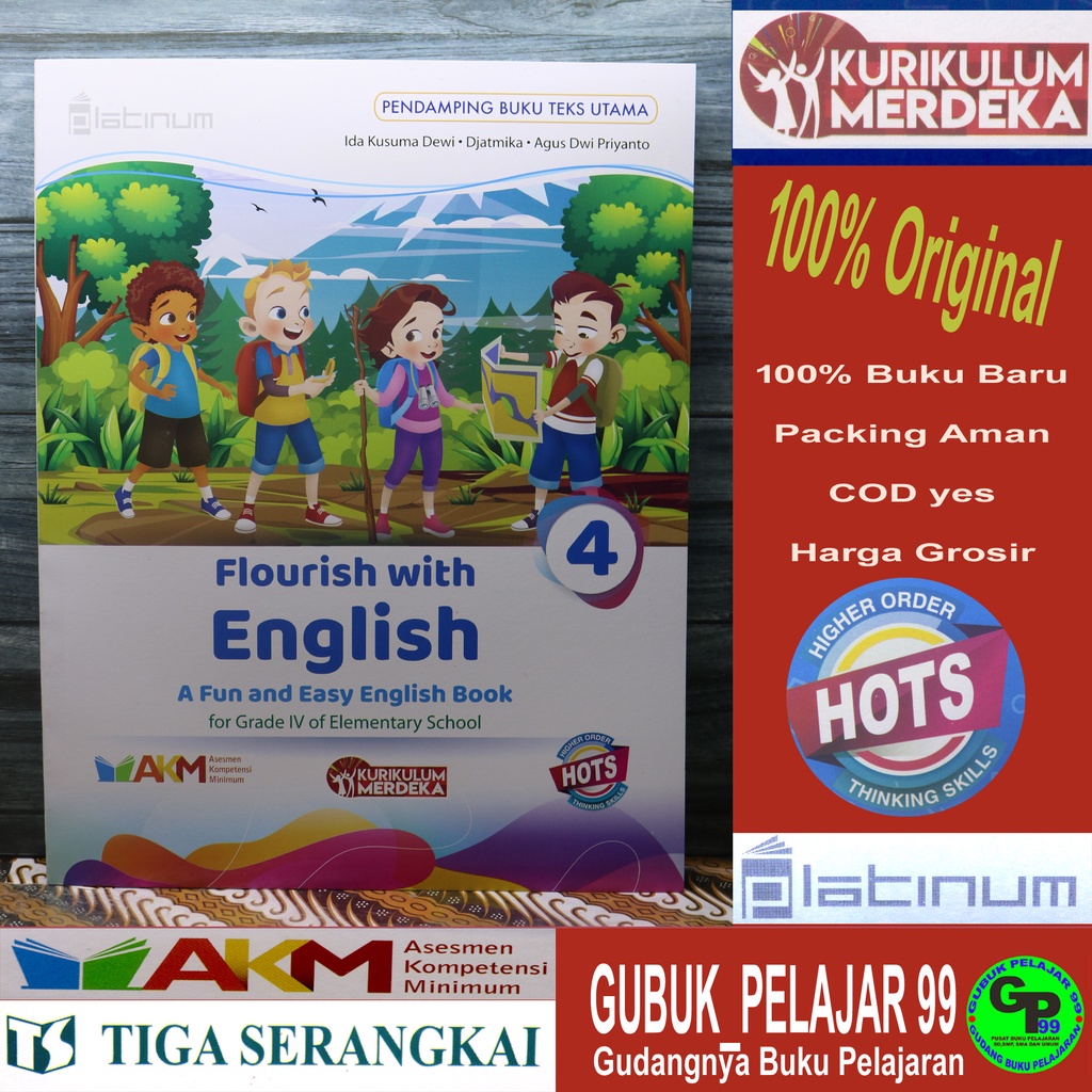 Jual Flourish With English Kelas 4 Sd Mi Kurikulum Merdeka Platinum Pt
