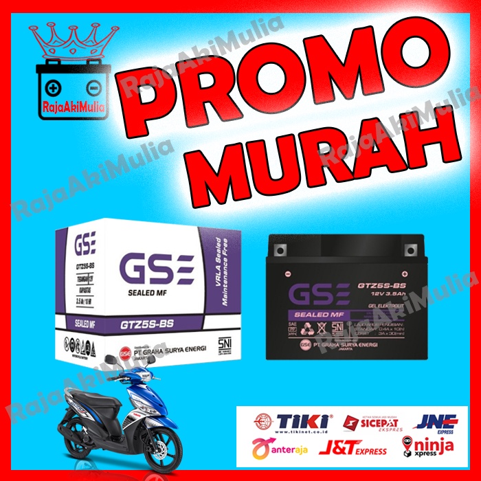 Jual AKI MOTOR YAMAHA JUPITER Z NEW, Z1 GTZ5S GS E AKI KERING MF