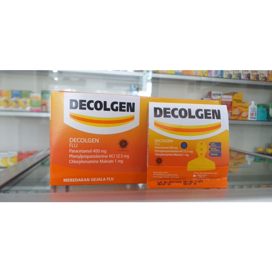Jual DECOLGEN - per strip - 1 strip @ 4 tablet | Shopee Indonesia