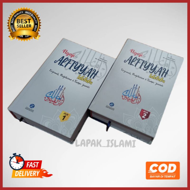 Jual Terjemah Alfiyah Ibnu Malik Ukuran Saku 2 Jilid Buku Nahwu