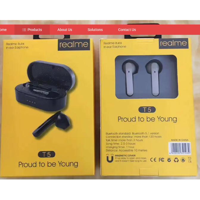 Jual REALME BUDS T5 TWS BLUETOOTH 5.0 EARPHONES HEADSET BLUETOOTH REALME Shopee Indonesia