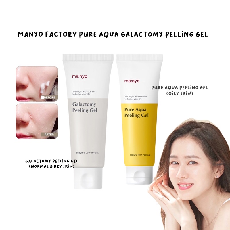 Jual Manyo Factory Exfoliating Galactomy Enzyme Pure Aqua peeling gel ...