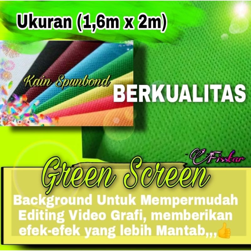 Jual BACKGROUND ZOOM/ GREEN SCREEN/ UNTUK EDITING VIDEO GRAFIS (UKURAN