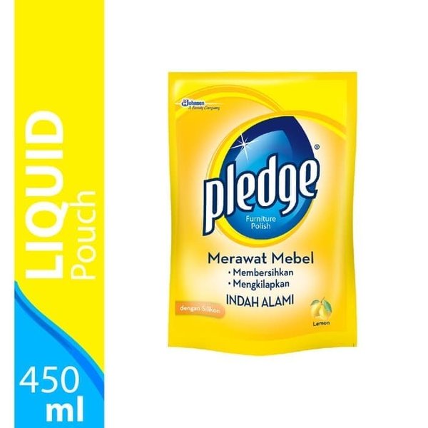 Jual PLEDGE FURNITURE POLISH POUCH 450 ml | Shopee Indonesia