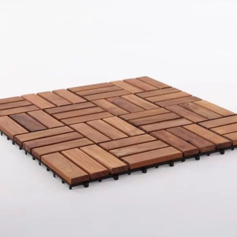 LANTAI KAYU JATI SUDAH COATING FINISHING ANTI LUMUT ANTI JAMUR