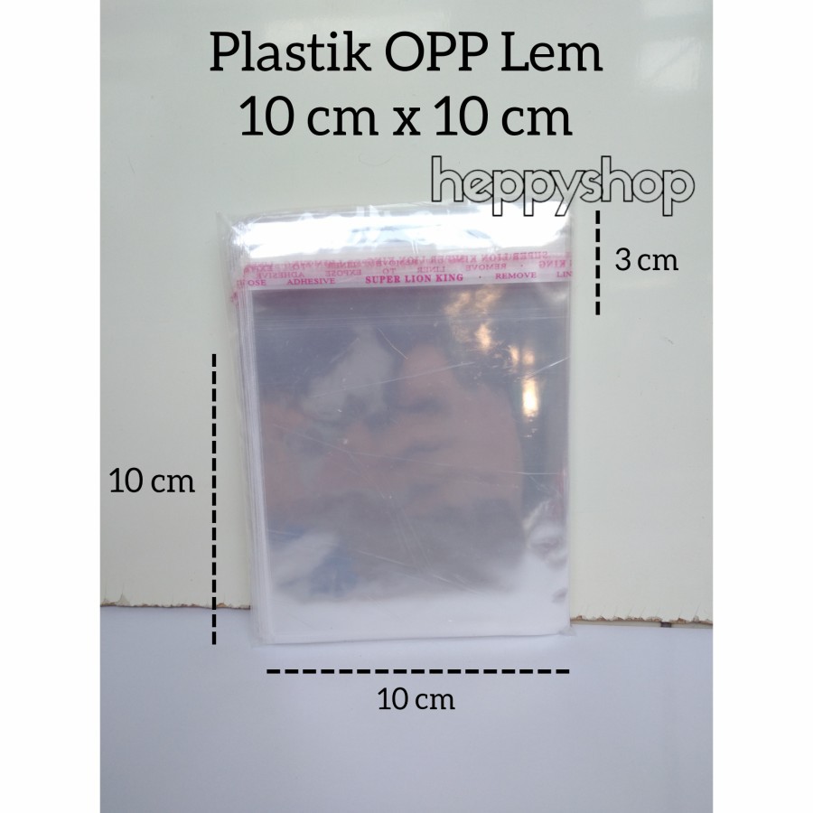 Jual Plastik Opp Lem 10 Cm X 10 Cm Opp Seal Shopee Indonesia 5139