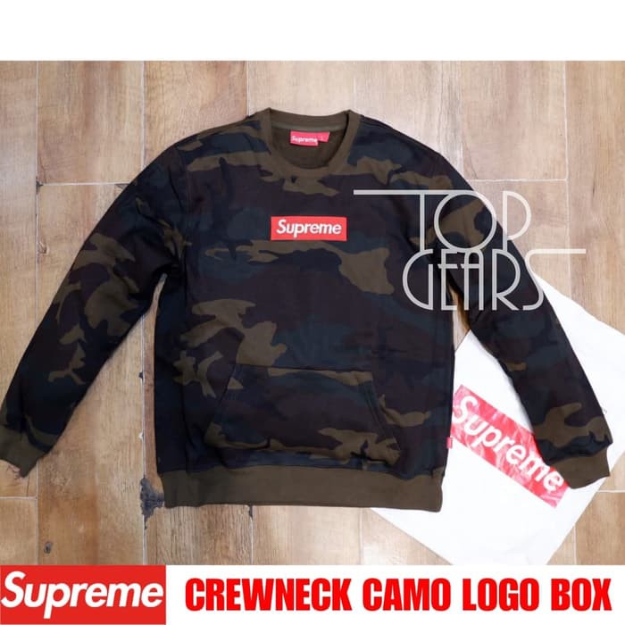 Supreme Camo Box Logo Crewneck - トップス