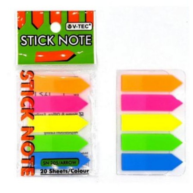 Jual V-TEC STICKY NOTES SN-205/ARROW | Shopee Indonesia