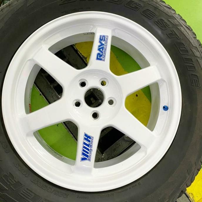 Jual Stiker Velg Mobil Volk Rays Engineering Te37 Debezzz | Shopee ...