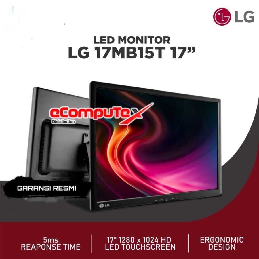 Jual MONITOR LED LG 17MB15T-B / 17MB15T 17 INCH TOUCHSCREEN - GARANSI ...