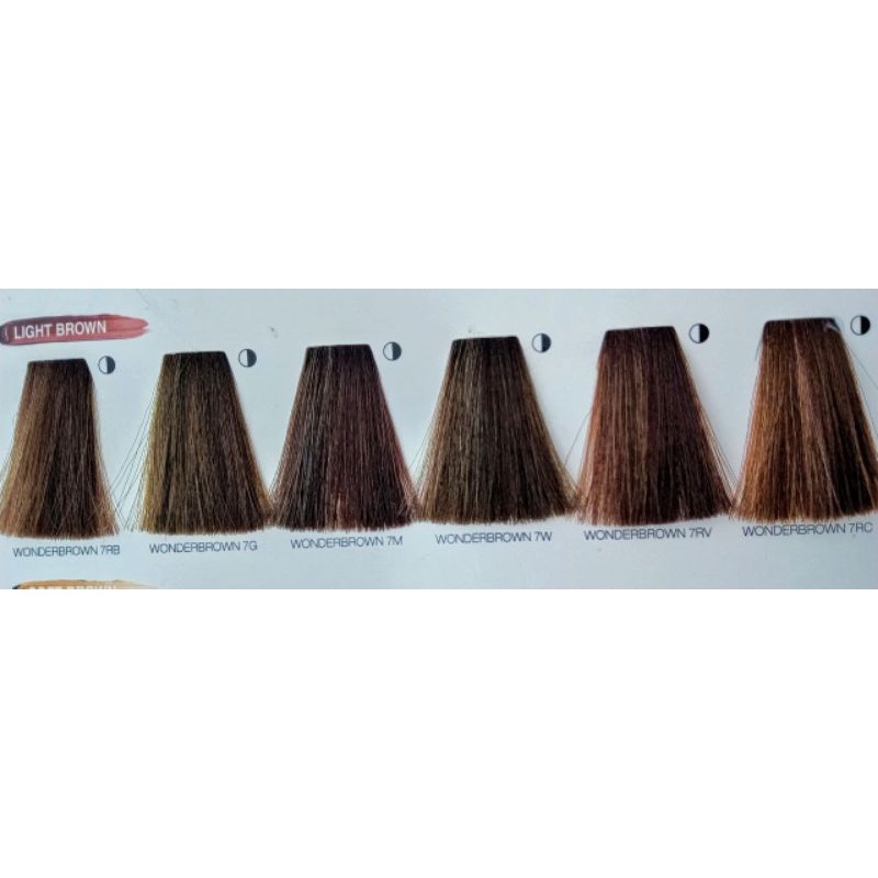 Jual MATRIX WONDER BROWN - semir cat rambut | Shopee Indonesia