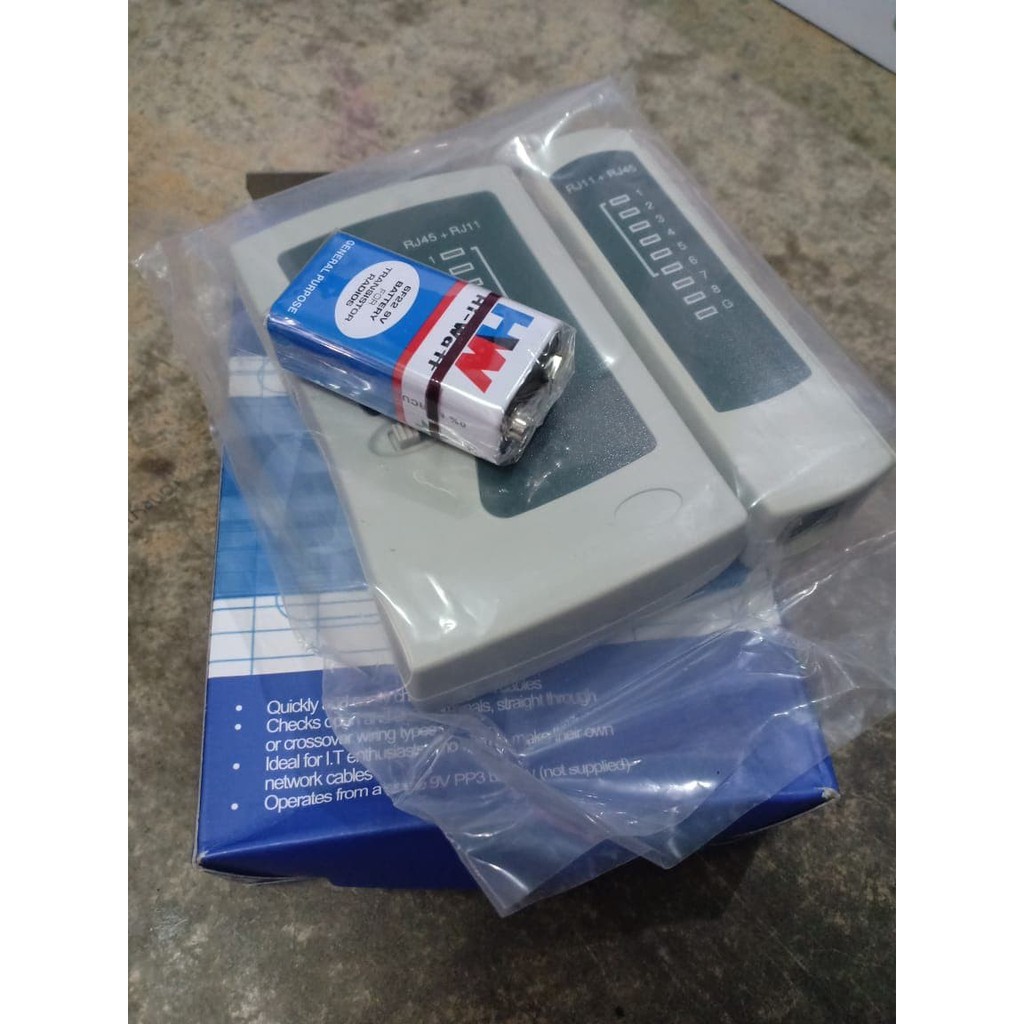 Jual Kabel lan tester RJ45 dan RJ11 | Shopee Indonesia