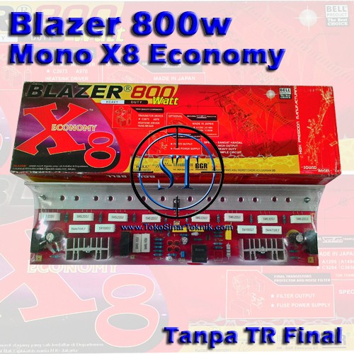 Jual Kit Modul Blazer X8 Bell Power Amplifier Blazer 800w Mono X8