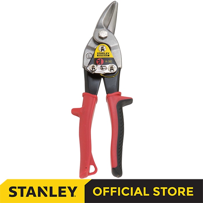 Jual Stanley Max Steel Aviation Snips Left ( Red) / Gunting Besi 14-562 ...