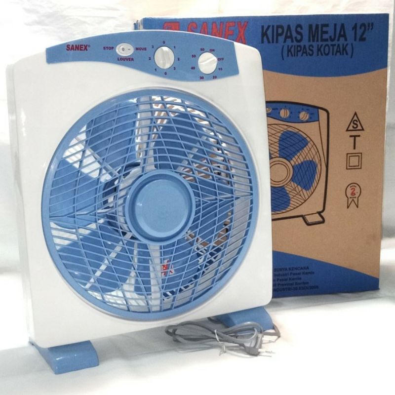 Jual Kipas Box Fan Sanex Kipas Angin Kotak Box Fan Kipas Duduk Sanex 12 Inch Shopee Indonesia 2261