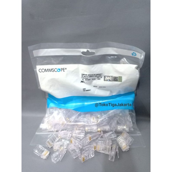 Jual RJ45 comscope - Rj45 Amp comscope - Rj45 Lan -Jack Lan | Shopee ...