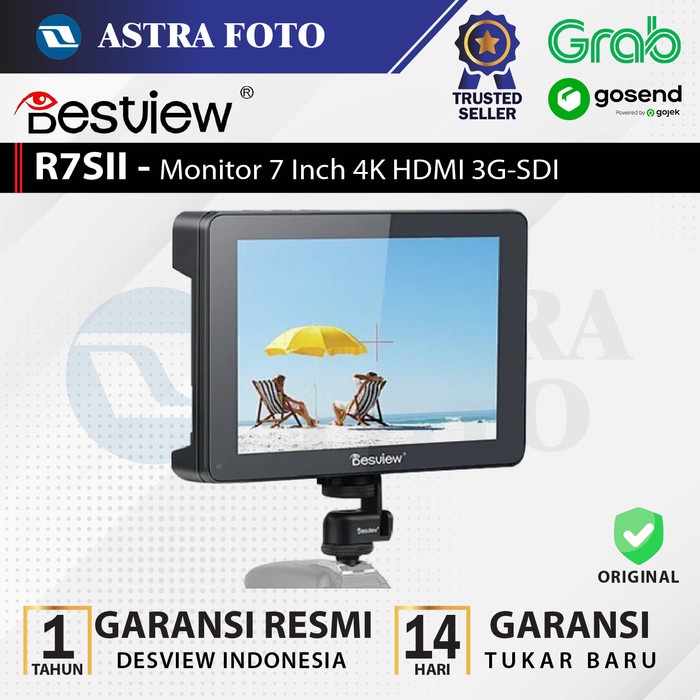 Jual DESVIEW R7SII Monitor 7 Inch 4K HDMI 3G-SDI GARANSI RESMI | Shopee ...