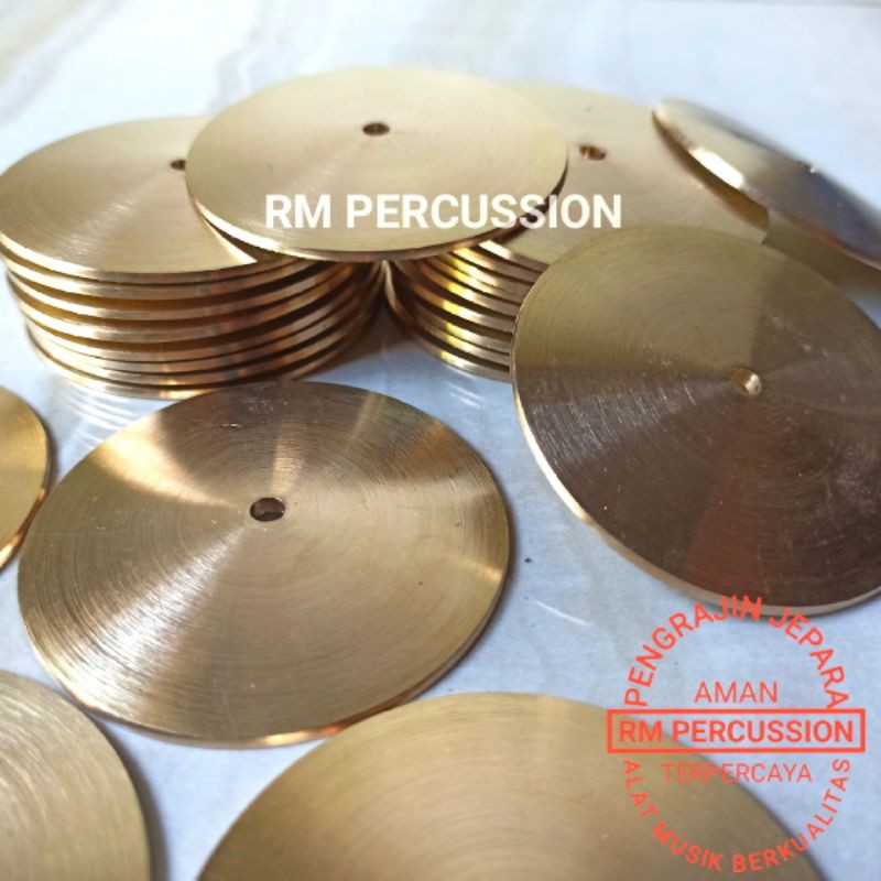 Jual Genjring Rebana Kuningan Hadroh Kencer 1 Set/24 pcs | Shopee Indonesia