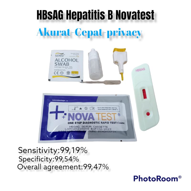 Jual Alat Tes Hepatitis B HBsAG Satuan/ecer Novatest | Shopee Indonesia