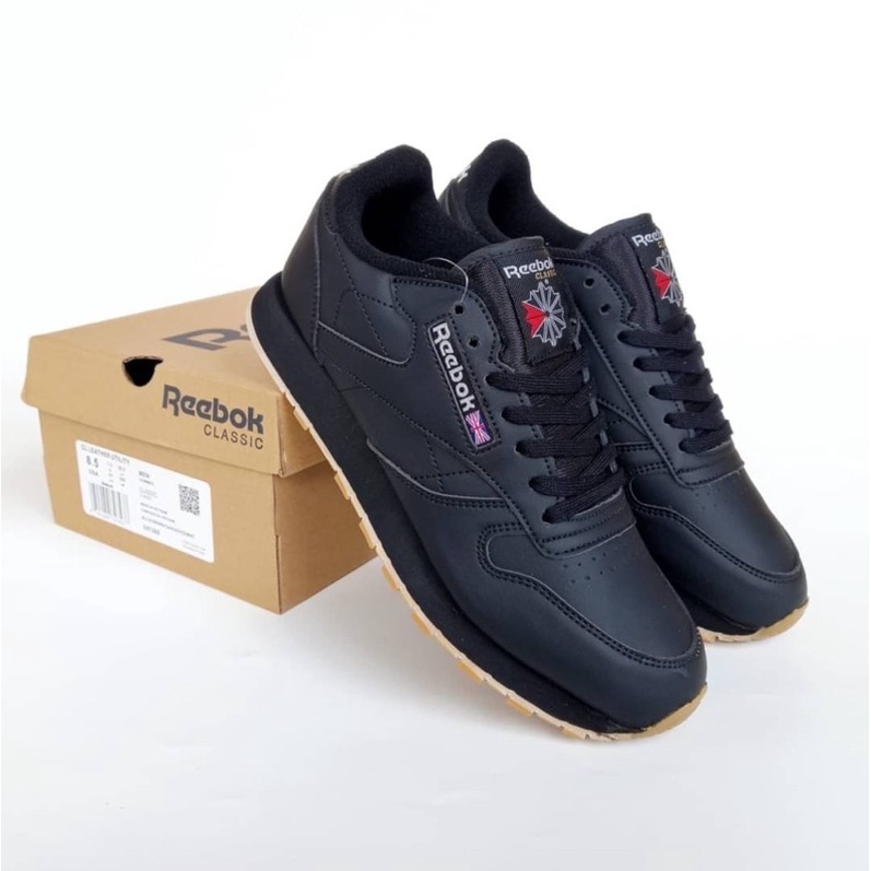 Jual Sepatu Reebok Classics Leather Black Gum BNIB | Shopee Indonesia