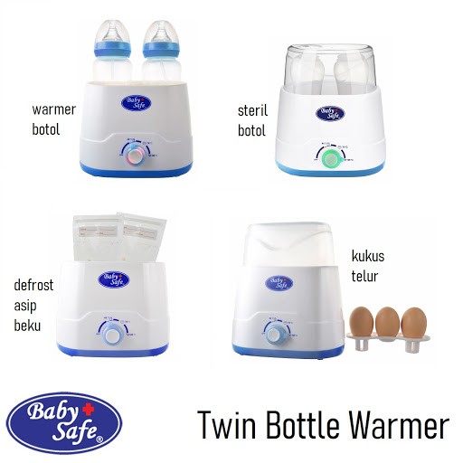 Baby safe twin 2024 bottle warmer sterilize