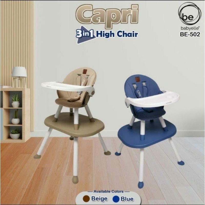 Jual Baby Elle Baby High Chair Capri 502 Kursi Makan Bayi | Shopee ...