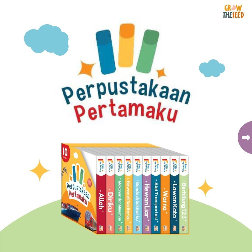Jual Buku Paket Perpustakaan Pertamaku Shopee Indonesia